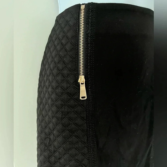 VEX Collection/ Quilted black pencil skirt/ Size EU 36(about size US L) - Picture 5 of 14
